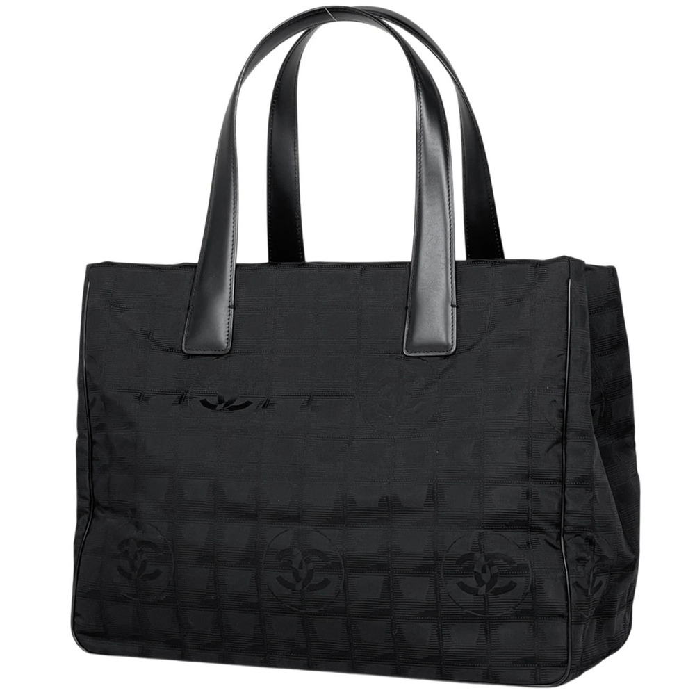 CHANEL Black Logo Shoulder Bag